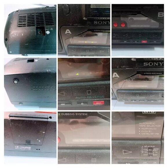 Sony CFD-DW95 DoDeCaHORN CD Vintage Boombox 1987 Rare JP Model Repair Junk - Picture 11 of 13